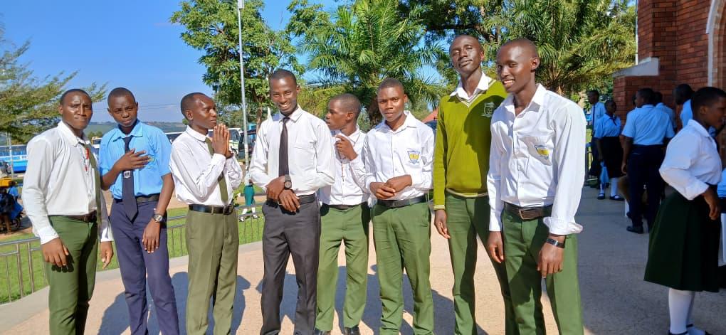 Students taking part in a school activity